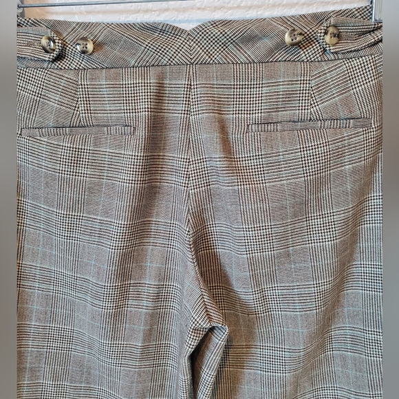 💚5/$25 Mossimo Plaid Neutral Trouser Dress Pants Size 2 - Picture 5 of 8